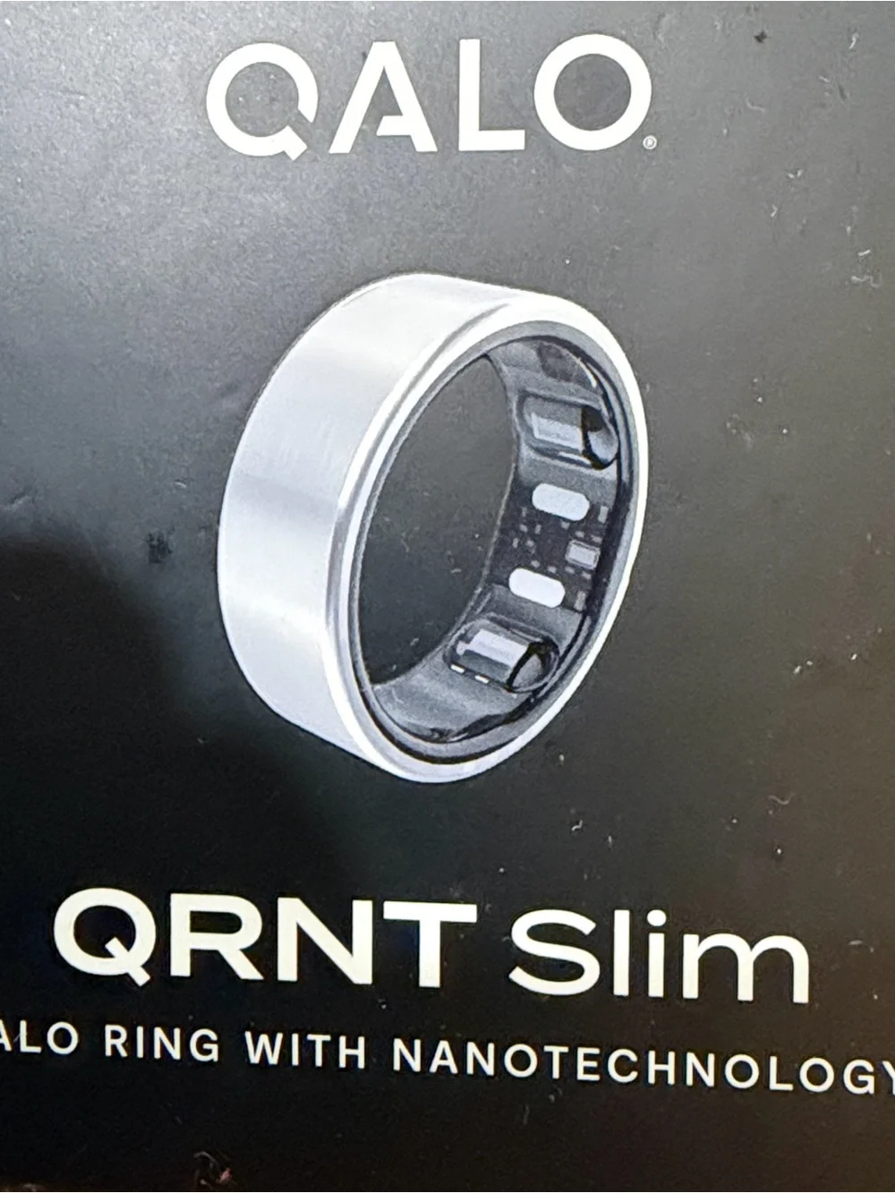 QALO QRNT Slim Smart Ring — Silver